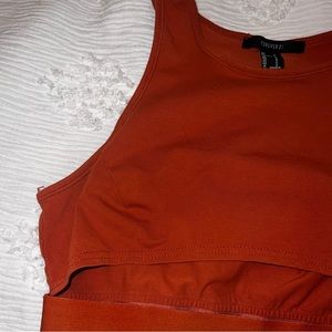 Orange Crop Top